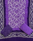 TAS Auto Crop Upper - Premium Multi-Color Bandhej Zari Pallu 3-Piece Suit 01