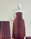 TAS Auto Crop Upper - Havi Pure Modal Silk Ajrakh Natural Dye 3-Piece Suit 10