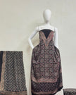 TAS Auto Crop Upper - Havi Pure Modal Silk Ajrakh Natural Dye 3-Piece Suit 14
