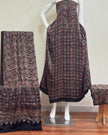 TAS Auto Crop Lower - Havi Pure Modal Silk Ajrakh Natural Dye 3-Piece Suit 15
