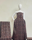 TAS Auto Crop Upper - Havi Pure Modal Silk Ajrakh Natural Dye 3-Piece Suit 15