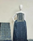 TAS Auto Crop Upper - Havi Pure Modal Silk Ajrakh Natural Dye 3-Piece Suit 16
