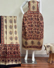 TAS Auto Crop Lower - Havi Pure Modal Silk Ajrakh Natural Dye 3-Piece Suit 21