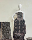 TAS Auto Crop Upper - Havi Pure Modal Silk Ajrakh Natural Dye 3-Piece Suit 23