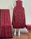 TAS Auto Crop Lower - Havi Pure Modal Silk Ajrakh Natural Dye 3-Piece Suit 25