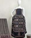 TAS Auto Crop Upper - Havi Pure Modal Silk Ajrakh Natural Dye Zari Pallu Suit 01