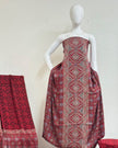 TAS Auto Crop Upper - Havi Pure Modal Silk Ajrakh Natural Dye Zari Pallu Suit 14