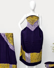 TAS Auto Crop Upper - Modal Silk Multi Shibori Neck Daman Patta Zari Pallu Suit 08