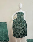 TAS Auto Crop Upper - Modal Silk Bandhani Fancy Barik Bandhej Zari Pallu Suit 05