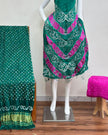 TAS Auto Crop Lower - Modal Silk Bandhani Fancy Barik Bandhej Zari Pallu Suit 13