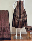 TAS Auto Crop Lower - Pure Cotton Ajrakh Screen Print Natural Dye 3-Piece Suit 21