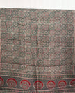 TAS Auto Crop Upper - Ajrakh Modal Silk Natural Dye Dupatta with Tassels 04