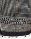 TAS Auto Crop Lower - Ajrakh Modal Silk Natural Dye Dupatta with Tassels 06