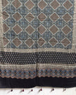 TAS Auto Crop Lower - Ajrakh Modal Silk Natural Dye Dupatta with Tassels 10