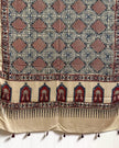 TAS Auto Crop Lower - Ajrakh Modal Silk Natural Dye Dupatta with Tassels 12