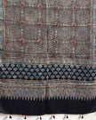 TAS Auto Crop Lower - Ajrakh Modal Silk Natural Dye Dupatta with Tassels 13