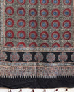 TAS Auto Crop Lower - Ajrakh Modal Silk Natural Dye Dupatta with Tassels 19