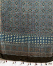 TAS Auto Crop Lower - Ajrakh Modal Silk Natural Dye Dupatta with Tassels 29