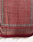 TAS Auto Crop Lower - Ajrakh Modal Silk Natural Dye Dupatta with Tassels 31