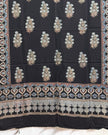 TAS Auto Crop Lower - Ajrakh Modal Silk Natural Dye Dupatta with Tassels 33