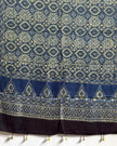 TAS Auto Crop Lower - Ajrakh Modal Silk Natural Dye Dupatta with Tassels 34