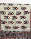 TAS Auto Crop Upper - Ajrakh Modal Silk Natural Dye Dupatta with Tassels 35