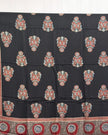 TAS Auto Crop Upper - Ajrakh Modal Silk Natural Dye Dupatta with Tassels 37