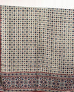 TAS Auto Crop Upper - Ajrakh Modal Silk Natural Dye Dupatta with Tassels 39
