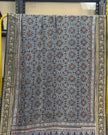 TAS Auto Crop Upper - Dola Silk Ajrakh Hand Block Print Natural Dye Zari Pallu Dupatta 18