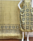 TAS Auto Crop Lower - Premium Modal Silk Nakshi Zari Top & Dupatta 2-Piece Set 14