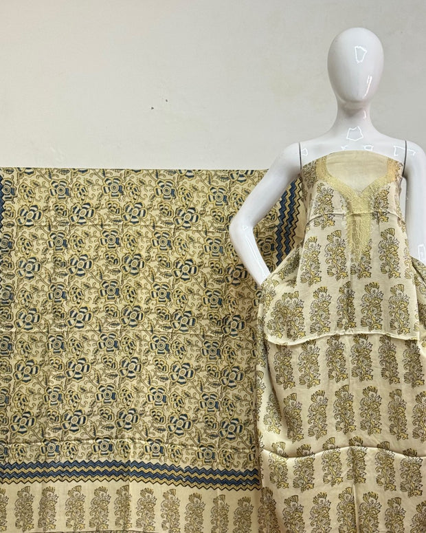 TAS Auto Crop Upper - Premium Modal Silk Nakshi Zari Top & Dupatta 2-Piece Set 15