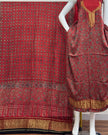 TAS Auto Crop Lower - Premium Modal Silk Nakshi Zari Top & Dupatta 2-Piece Set 16