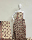 TAS Auto Crop Upper - Havi Pure Modal Silk Ajrakh Hand Block Print Natural Dye Suit 101