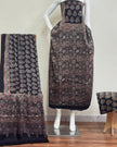 TAS Auto Crop Lower - Havi Pure Modal Silk Ajrakh Hand Block Print Natural Dye Suit 102