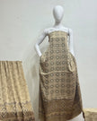 TAS Auto Crop Upper - Havi Modal Silk Ajrakh Neptol Dye Discharge Print Panel Suit 110