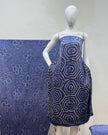 TAS Auto Crop Upper - Premium Modal Silk Shaded Bandhani Fancy 3-Piece Suit 129