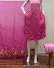 TAS Auto Crop Lower - Premium Modal Silk Shaded Bandhani Fancy 3-Piece Suit 142