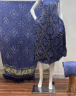 TAS Auto Crop Lower - Premium Modal Silk Shaded Bandhani Fancy 3-Piece Suit 143