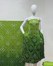 TAS Auto Crop Upper - Premium Modal Silk Shaded Bandhani Fancy 3-Piece Suit 145