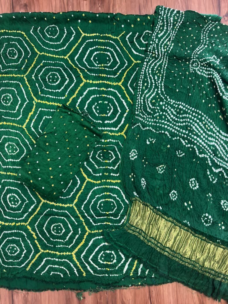 Bandhani Suit – Modal Silk Barik Bandhej Fancy Design 16