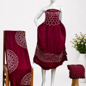 Bandhani Suit – Modal Silk Barik Bandhej Fancy Design 13
