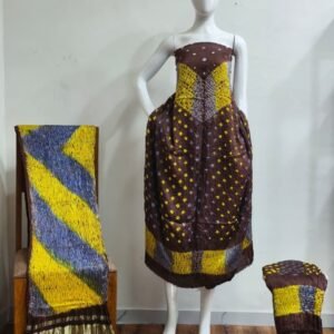 Shiori Suit – Modal Silk Shibori & Bandhani 07