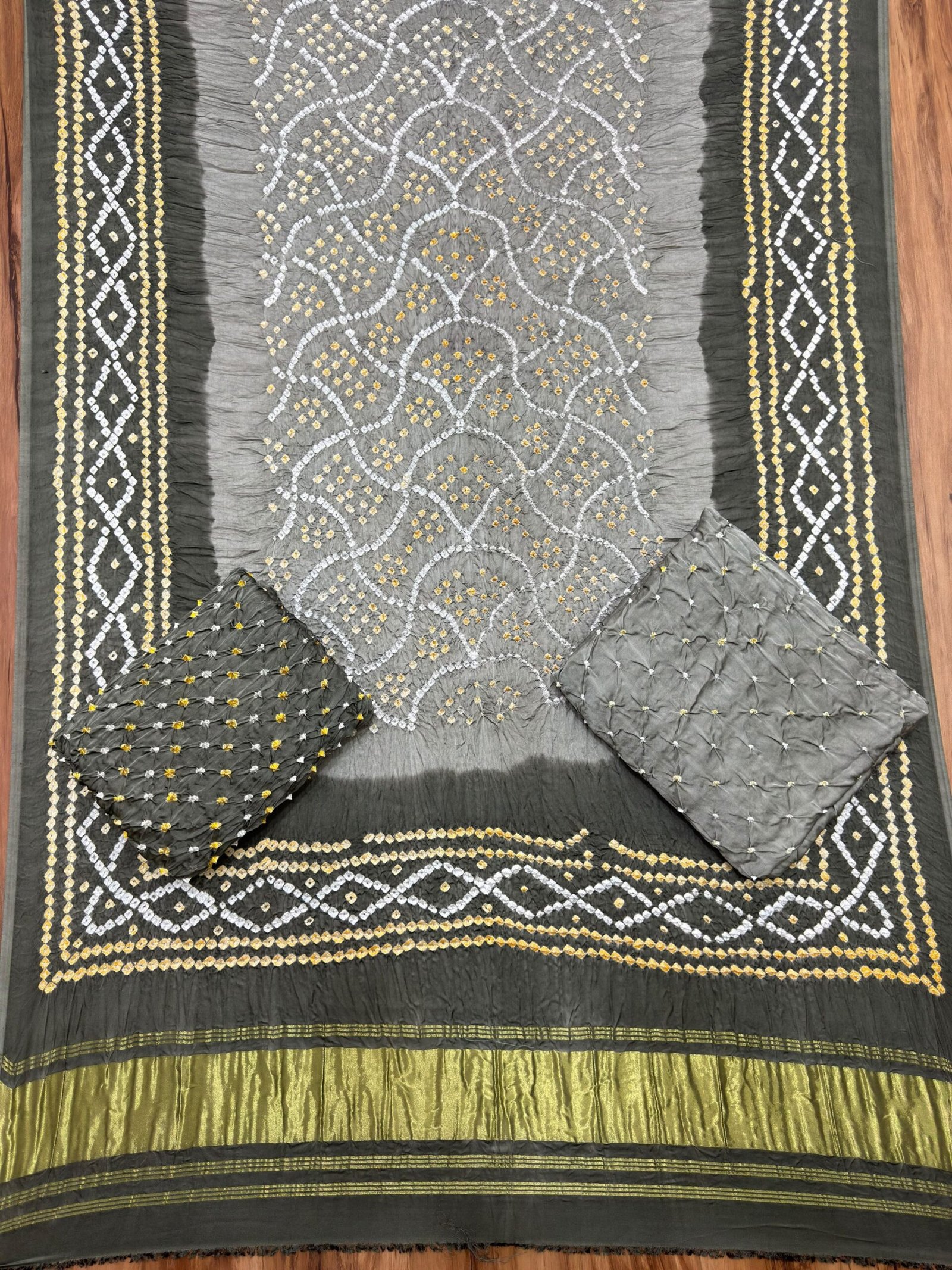 Bandhani Suit – Modal Silk Barik Bandhej 06