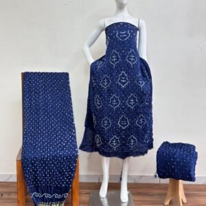 Bandhani Suit – Modal Silk Fancy Barik Bandhej 32