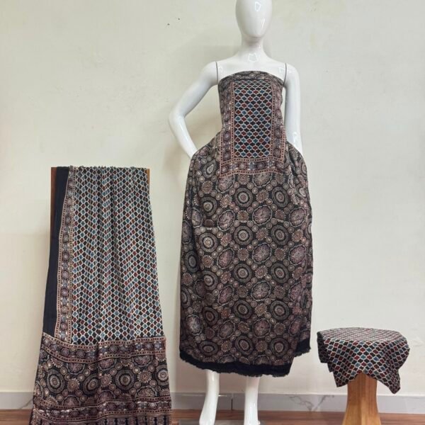 Havi Pure Modal Silk Ajrakh Nechral Dye Suit 04