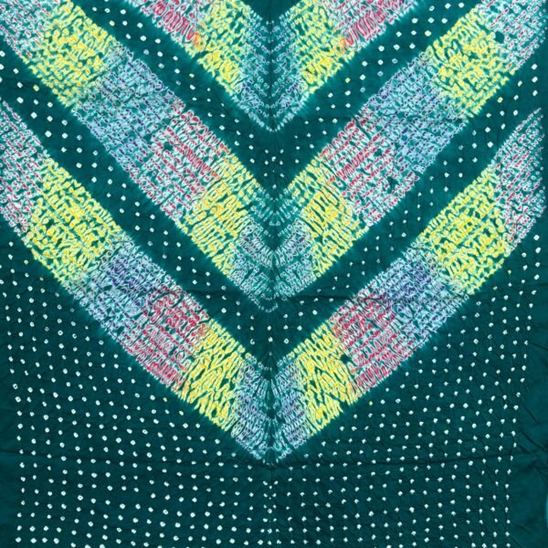 Premium Modal Silk Multi Color Shibori Kaftan Top 09