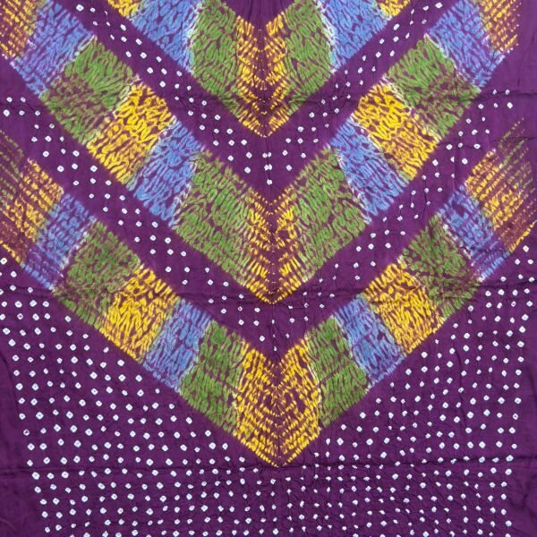 Premium Modal Silk Multi Color Shibori Kaftan Top 04