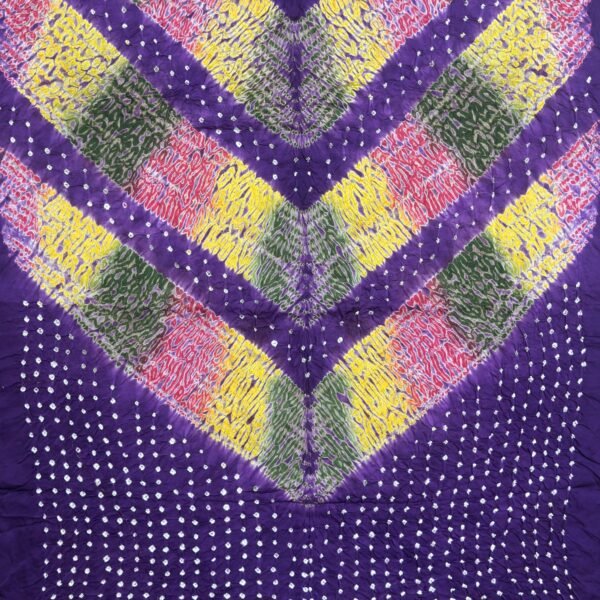 Premium Modal Silk Multi Color Shibori Kaftan Top 01