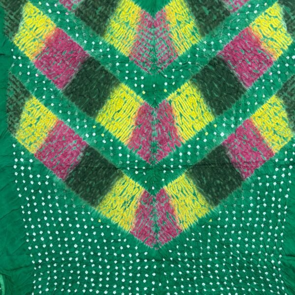 Premium Modal Silk Multi Color Shibori Kaftan Top 02