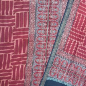 Premium Ajrakh Chanderi 2-Piece Suit Set 147